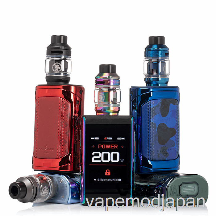 Vape Mod Geek Vape T200 Aegis Touch スターターキット シルバー
